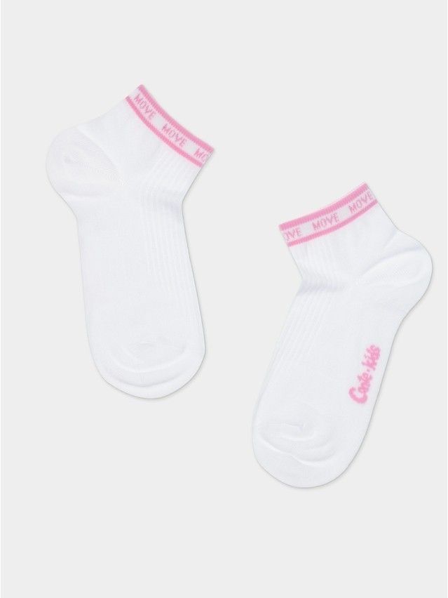 Children's socks CONTE-KIDS ACTIVE, s.16, 580 white-pink - 4