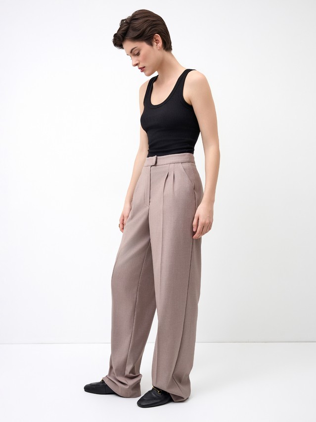 Women's trousers CONTE LBK 3257, s.164-84-90, beige - 6