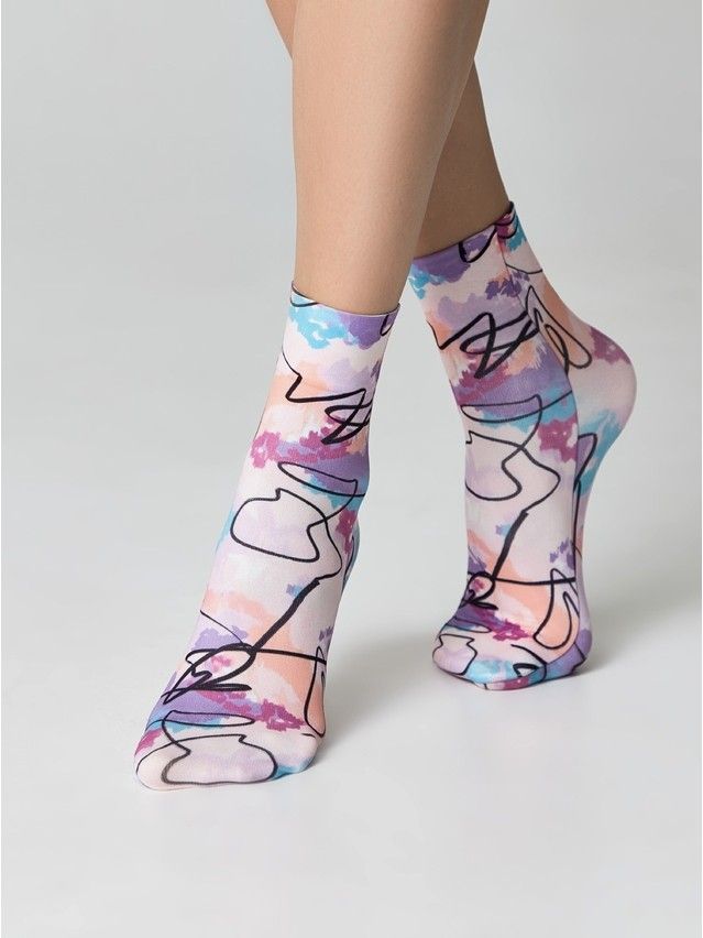 Women's socks CONTE ELEGANT FANTASY, s.23-25, 921 - 3