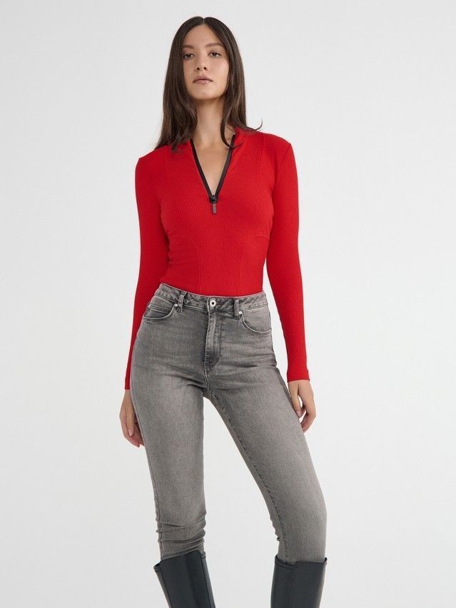 Women's bodysuit CONTE ELEGANT LBD 2789, s.170-84-90, crimson red - 4