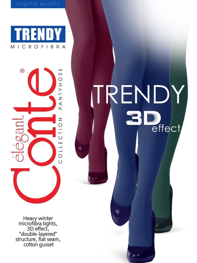Women's tights CONTE ELEGANT TRENDY 150, s.2, verde - 5