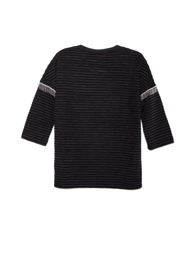 Women's polo neck shirt CONTE ELEGANT LD 853, s.170-92, nero - 3