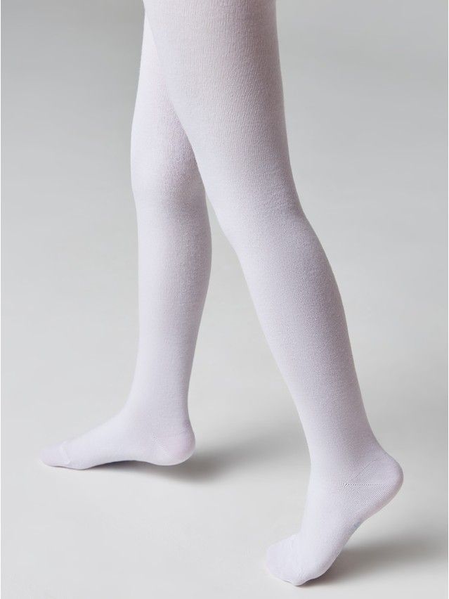 Children's tights CONTE-KIDS TIP-TOP, s.104-110 (16),000 white - 1