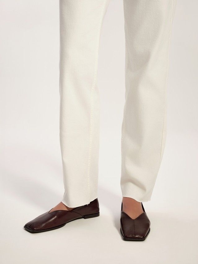 Denim trousers CONTE ELEGANT CON-769, s.170-102, off white - 7