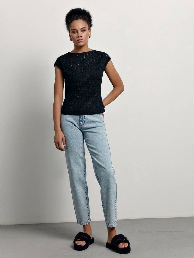 Women's shirt CE LBL 1586, s.170-84-90, black - 1