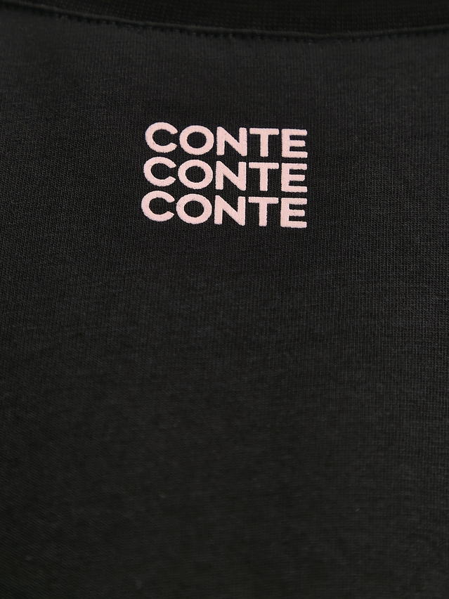 Women's polo neck shirt CONTE ELEGANT LD 3036, s.170-92, black-dogs - 6