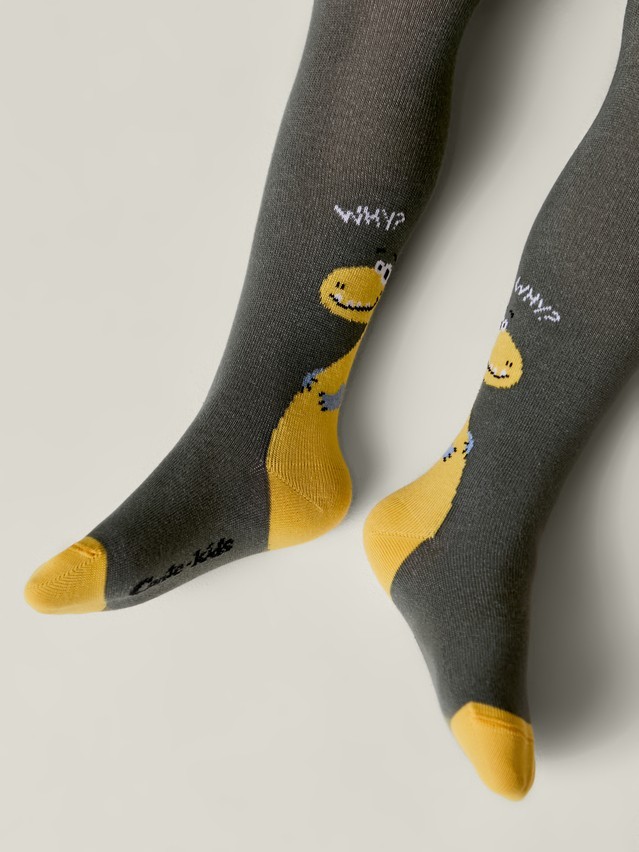 Children's tights CONTE-KIDS TIP-TOP, s.104-110 (16),715 khaki - 3