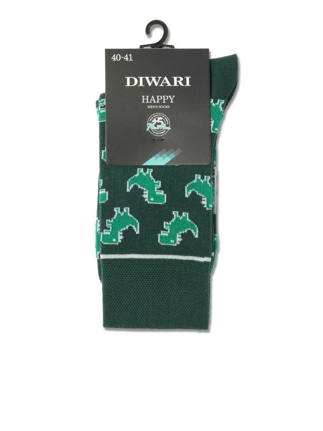 Men's socks DiWaRi HAPPY, s.25, 143 dark green - 3