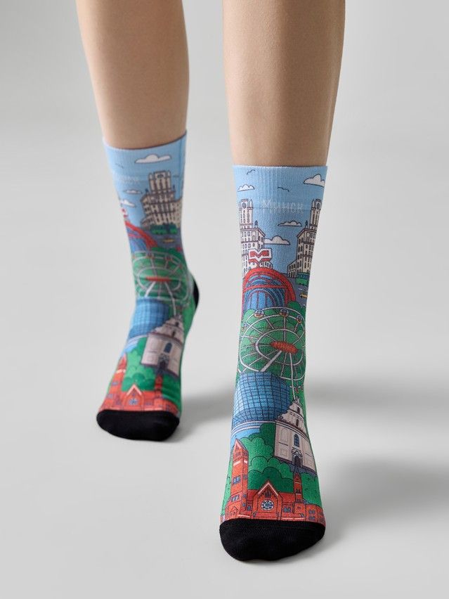 Women's socks CONTE ELEGANT CLASSIC, s.23-25, 1203 multicolor - 2