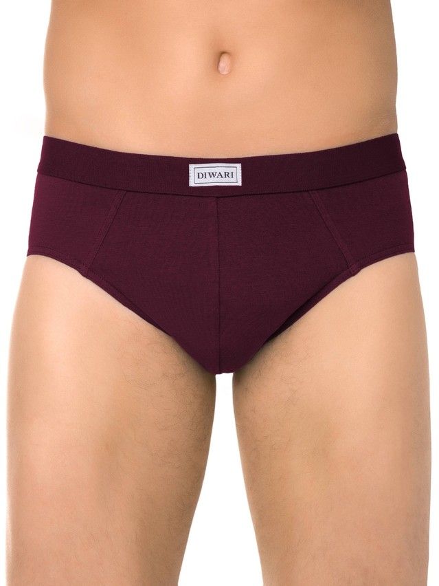 Men's underpants DiWaRi BASIC MSL 701, s.78,82, wine-coloured - 2