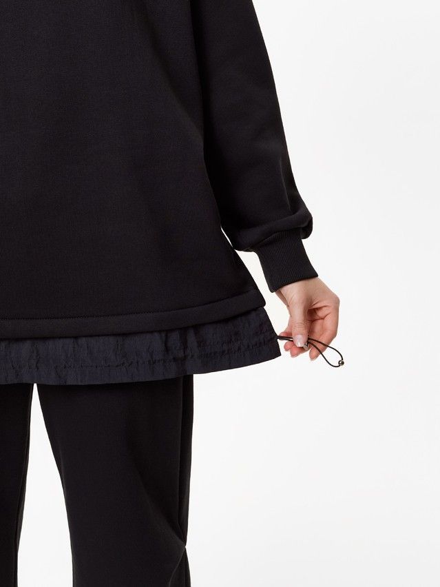 Women's polo neck shirt CONTE LD 3224, s.170-84, black - 3