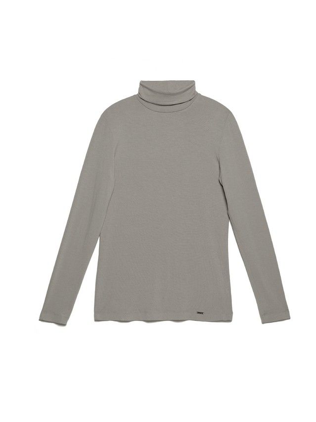 Women's polo neck shirt CONTE ELEGANT LD 1027, s.170-100, silver cloud - 1