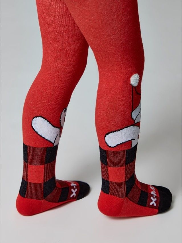 Children's tights CONTE-KIDS NEW YEAR, s.92-98 (14),667 red - 2