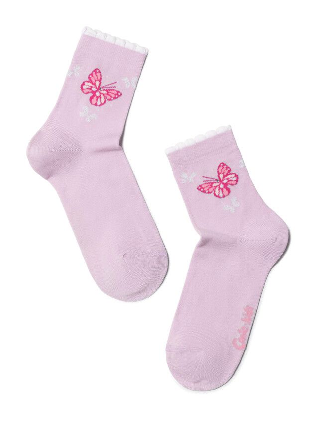 Children's socks CONTE-KIDS TIP-TOP, s.30-32, 250 light pink - 1