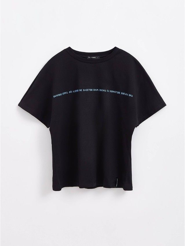 Women's polo neck shirt CONTE ELEGANT LD 1737, s.170-92, black - 3