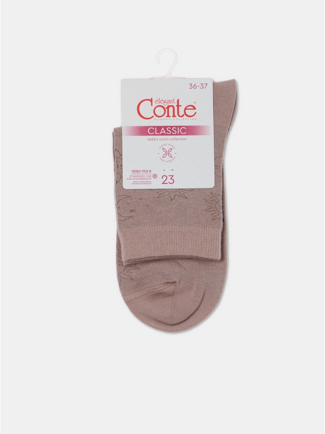 Women's socks CONTE ELEGANT CLASSIC, s.23, 529 ash pink - 5