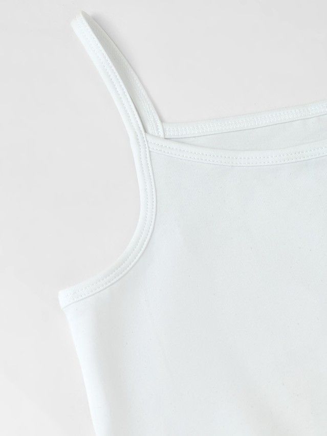 Sleeveless top for girls CONTE ELEGANT BASIC COLLECTION DT 5103, s.128,134-68, white - 3