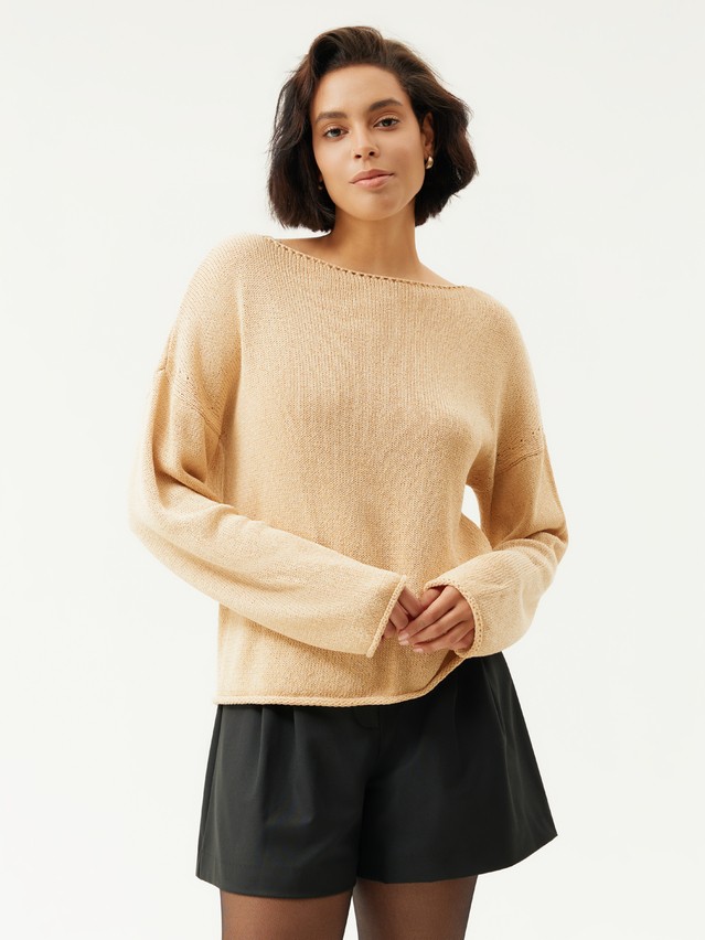 Women's pullover CONTE LDK25162, s.170-84, beige - 1