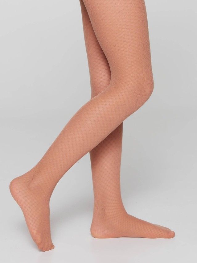 Fancy children's tights CONTE ELEGANT EMILY, s.140-146, natural - 1
