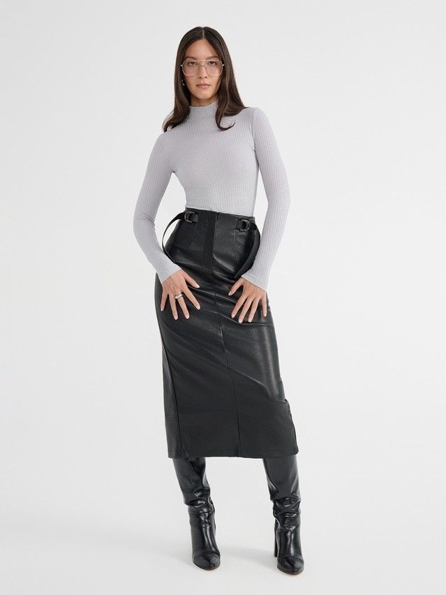 Women's skirt CONTE ELEGANT LU 2853, s.170-94, black - 1