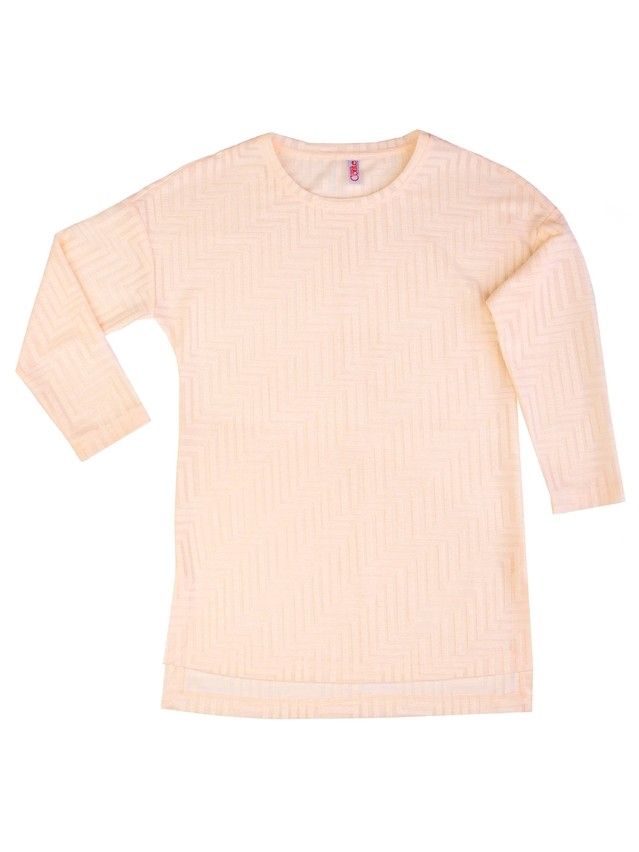 Women's polo neck shirt CONTE ELEGANT LD 705, s.158,164-100, peach - 3