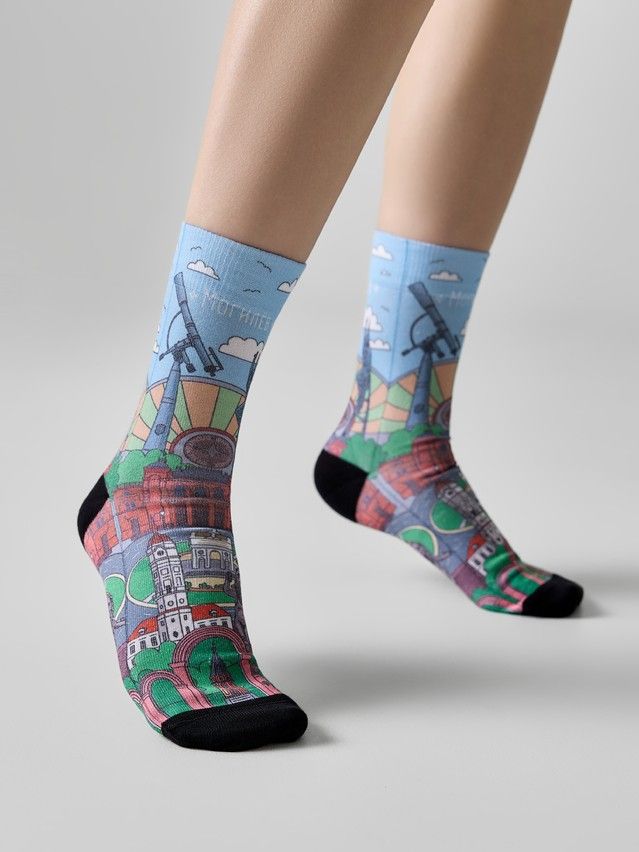Women's socks CONTE ELEGANT CLASSIC, s.23-25, 1209 multicolor - 4
