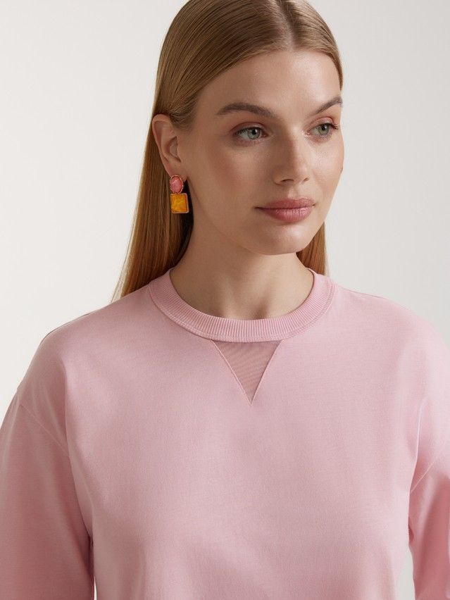Women's polo neck shirt CONTE ELEGANT LD 3084, s.170-92, pink - 4