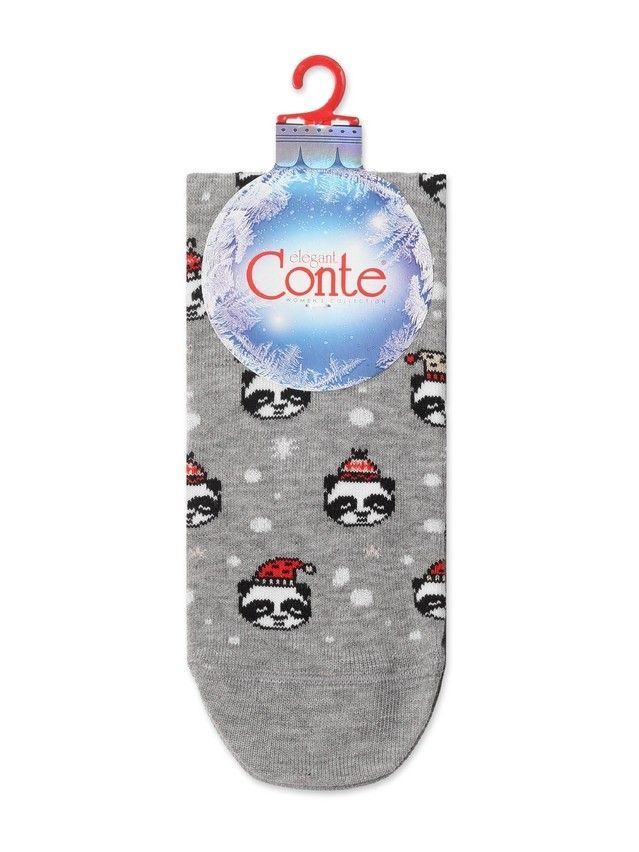 Women's socks CONTE ELEGANT NEW YEAR, s.36-39, 518 grey - 3