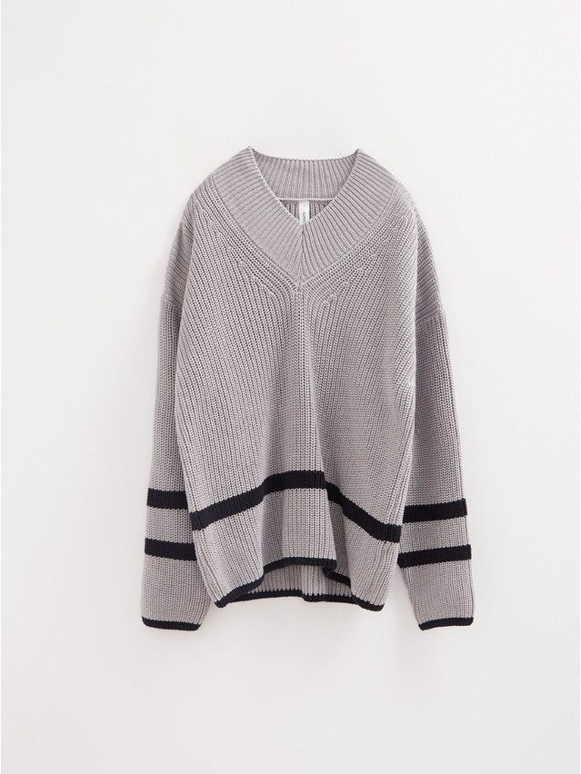Women's pullover CONTE ELEGANT LDK2398, s.170-84, gray-black - 3