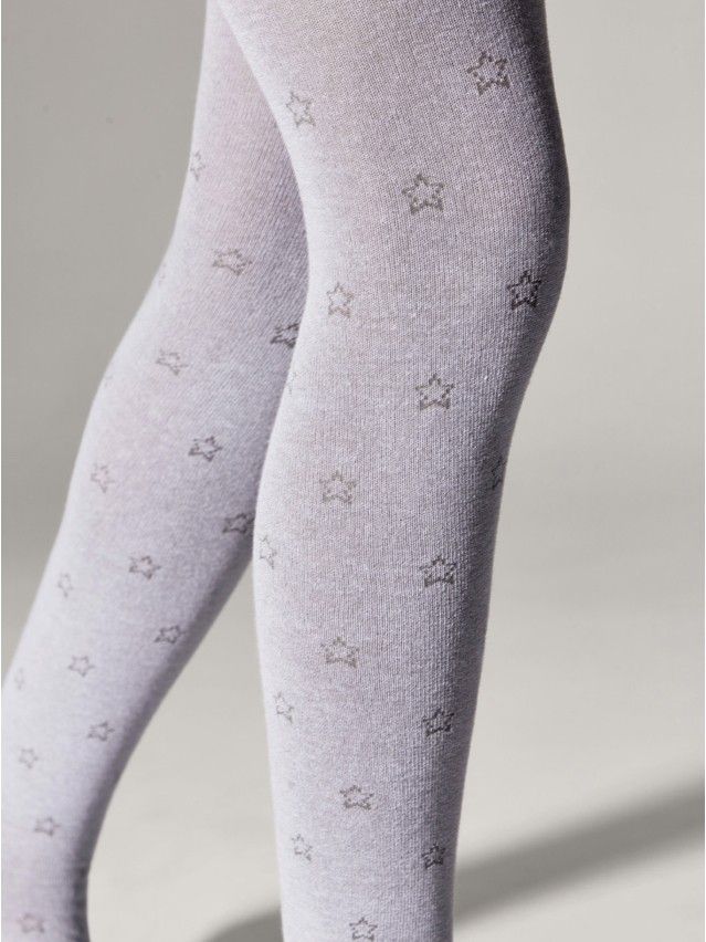 Children's tights CONTE-KIDS CLASS, s.140-146 (22),650 light grey - 2