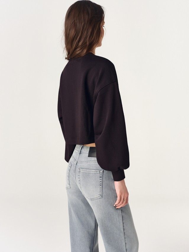 Women's polo neck shirt CONTE LD 3373, s.170-88, black - 7