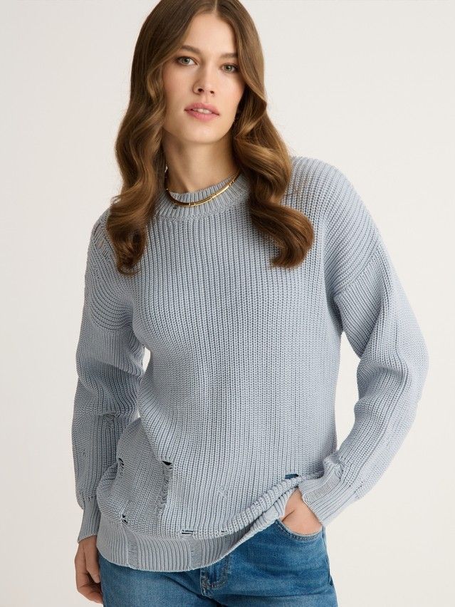 Women's pullover CONTE ELEGANT LDK2395, s.170-84-88, blue fog - 1