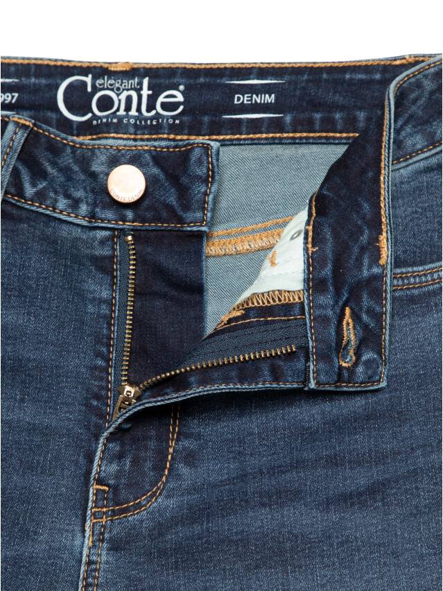 Denim trousers CONTE ELEGANT CON-351, s.170-102, mid blue - 11