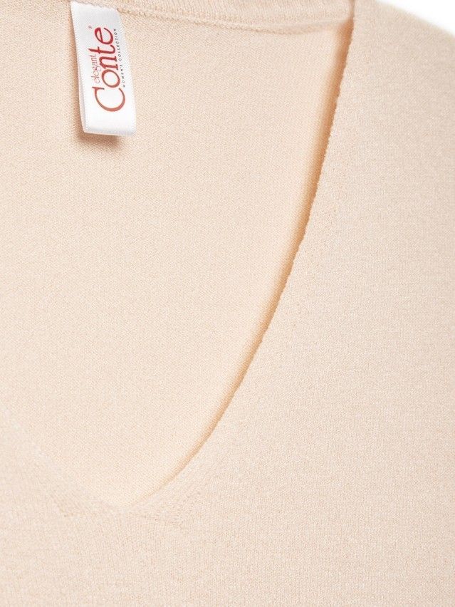 Women's polo neck shirt CONTE ELEGANT LDK044, s.170-84, pudra - 6