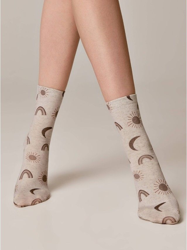 Women's socks CONTE ELEGANT FANTASY, s.23-25, 397 beige - 2