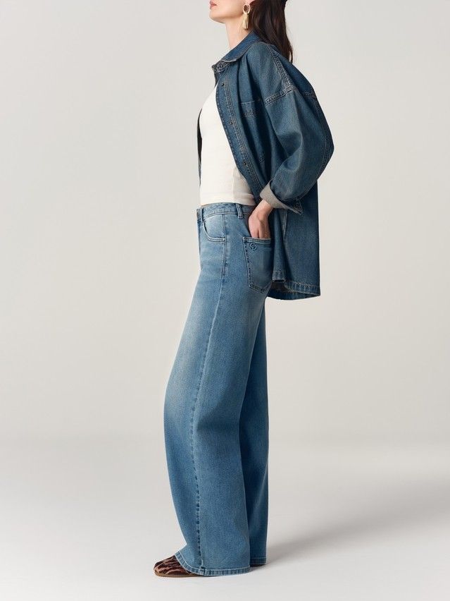 Women's jeans CONTE CON-863, s.164-90, light blue - 8