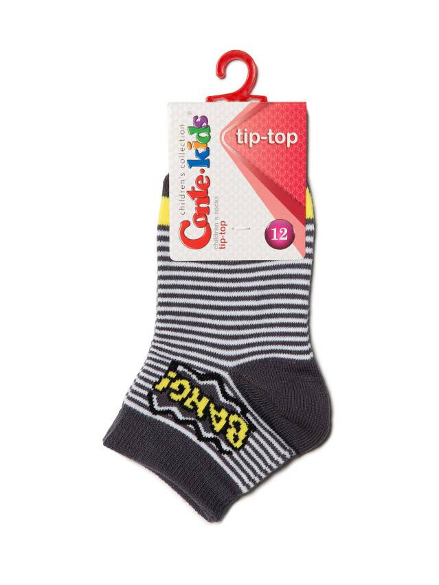 Children's socks CONTE-KIDS TIP-TOP, s.18-20, 296 dark grey - 2