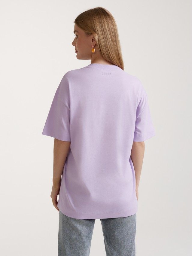 Women's polo neck shirt CONTE ELEGANT LD 3031, s.170-84, lavender-personality - 3