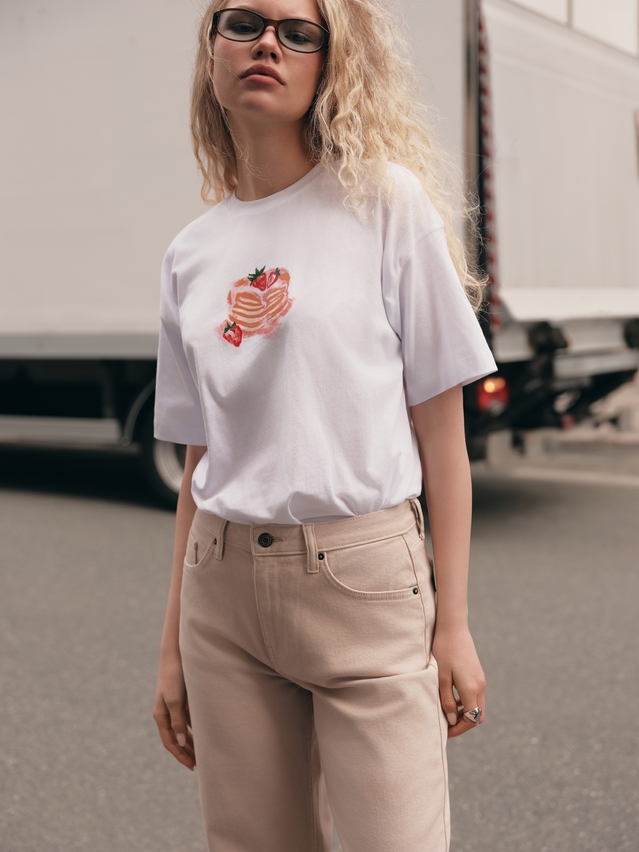 Women's polo neck shirt CONTE ELEGANT LD 3032, s.170-92, white-cake - 2