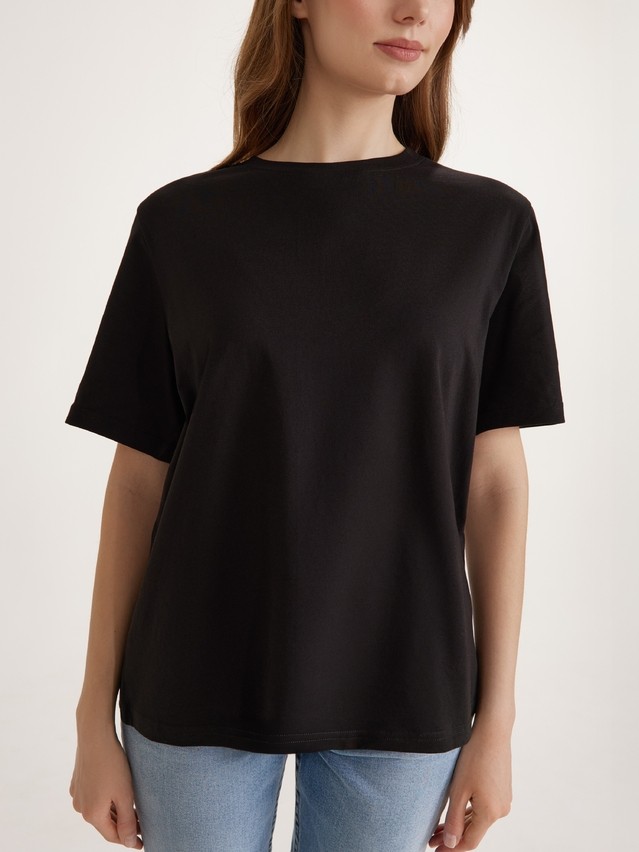Women's polo neck shirt CONTE ELEGANT BASIC COLLECTION LD 5025, s.170-100, black - 3