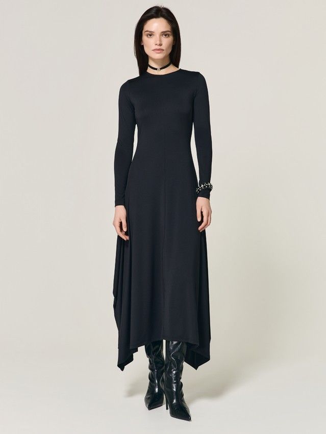 Women's gown CONTE LPL 3493, s.170-84-90, black - 4