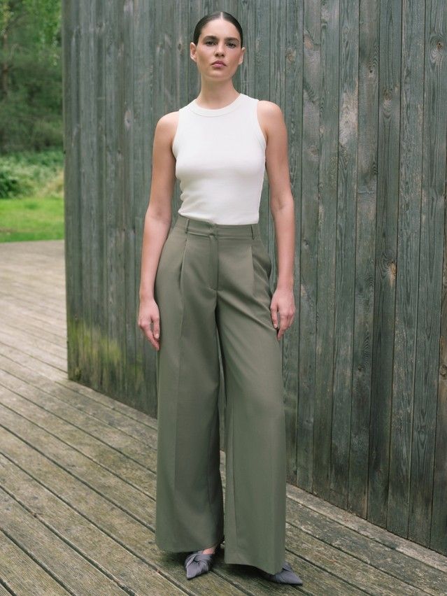 Women's trousers CONTE LBK 3258, s.170-84-90, khaki - 5