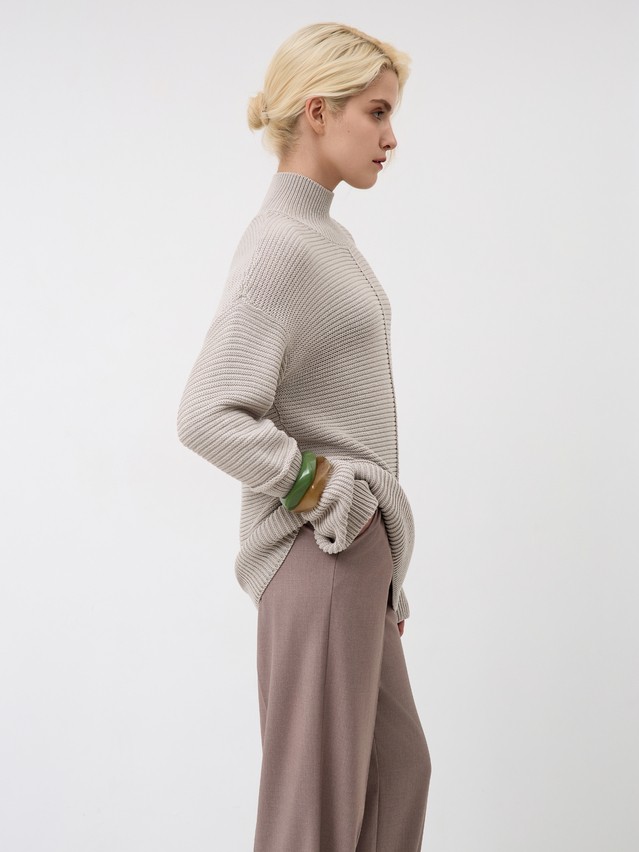 Women's pullover CONTE ELEGANT LDK24135, s.170-84, grey-beige - 4