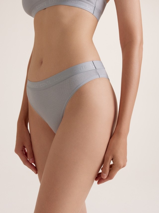 Women's panties CONTE ELEGANT ACTIVE SHAPE LBR 3190, s.94, storm gray - 3
