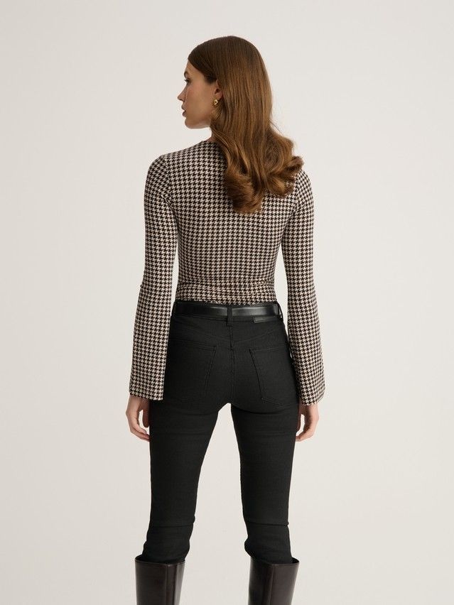 Women's bodysuit CONTE ELEGANT LBD 3145, s.170-84-90, beige-dogtooth - 5