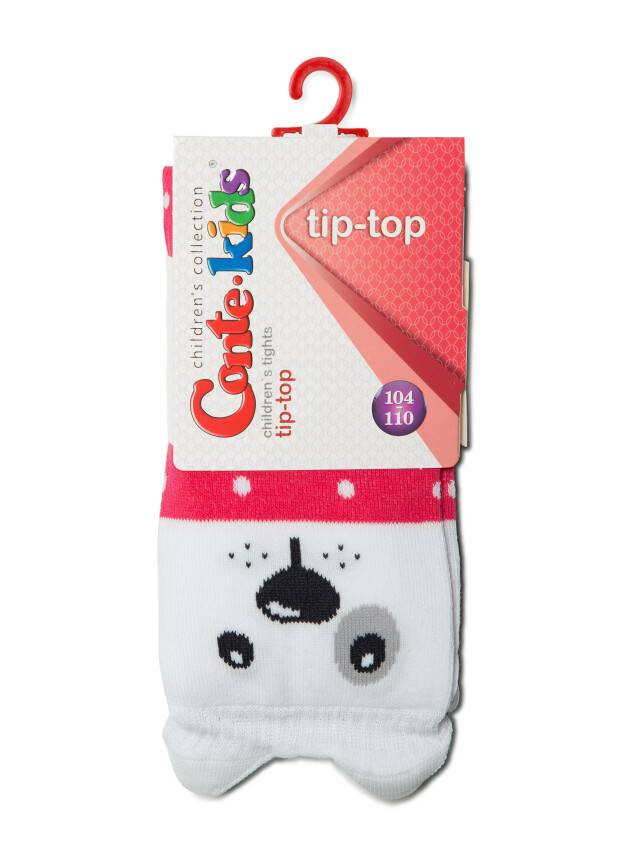 Children's tights CONTE-KIDS TIP-TOP, s.104-110 (16),445 dark- grey-raspberry pink - 2