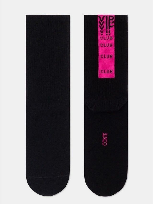 Women's socks CONTE ELEGANT ACTIVE, s.23-25, 433 black-pink - 5