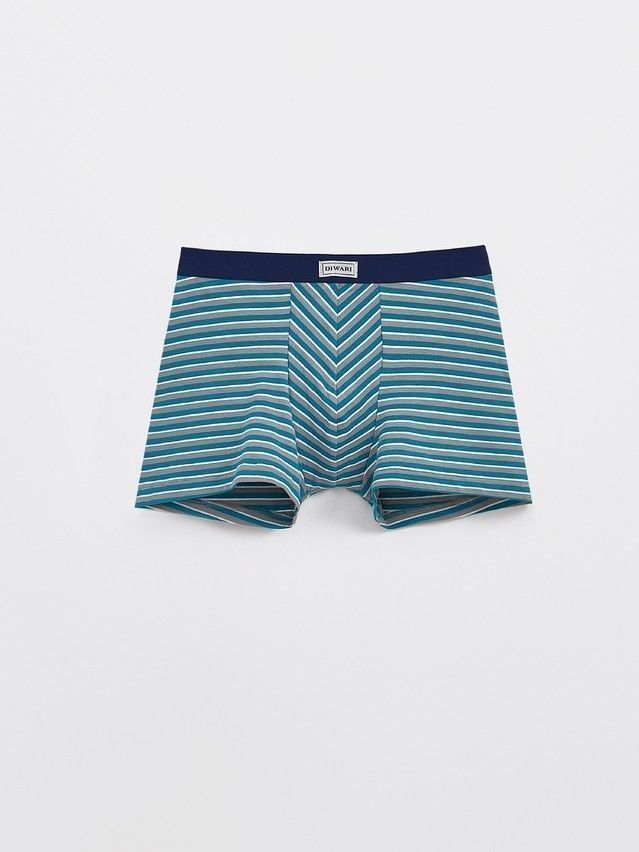 Men's underpants DIWARI BASIC MSH 2956, s.78,82, sea green strip - 1