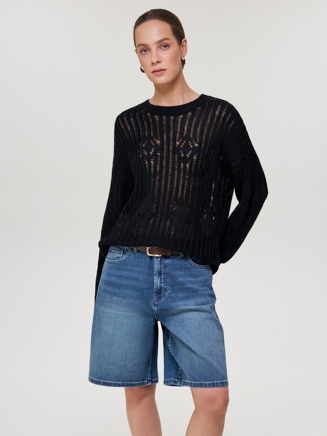 Women's pullover CONTE ELEGANT LDK2553, s.170-84, black - 1