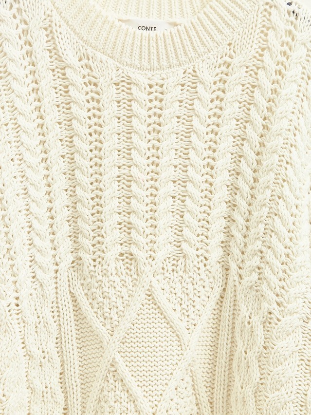 Women's pullover CONTE ELEGANT LDK24140, s.170-84, ecru - 9